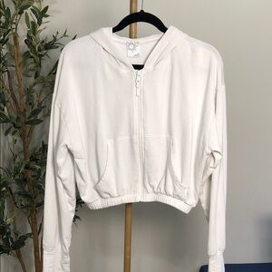 Offline by Aerie Zip up Cropped Hoodie Jacket Sweater